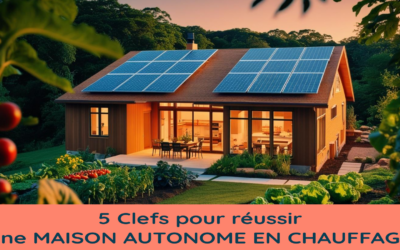 5 clefs pour CONCEVOIR une MAISON AUTONOME en Chauffage