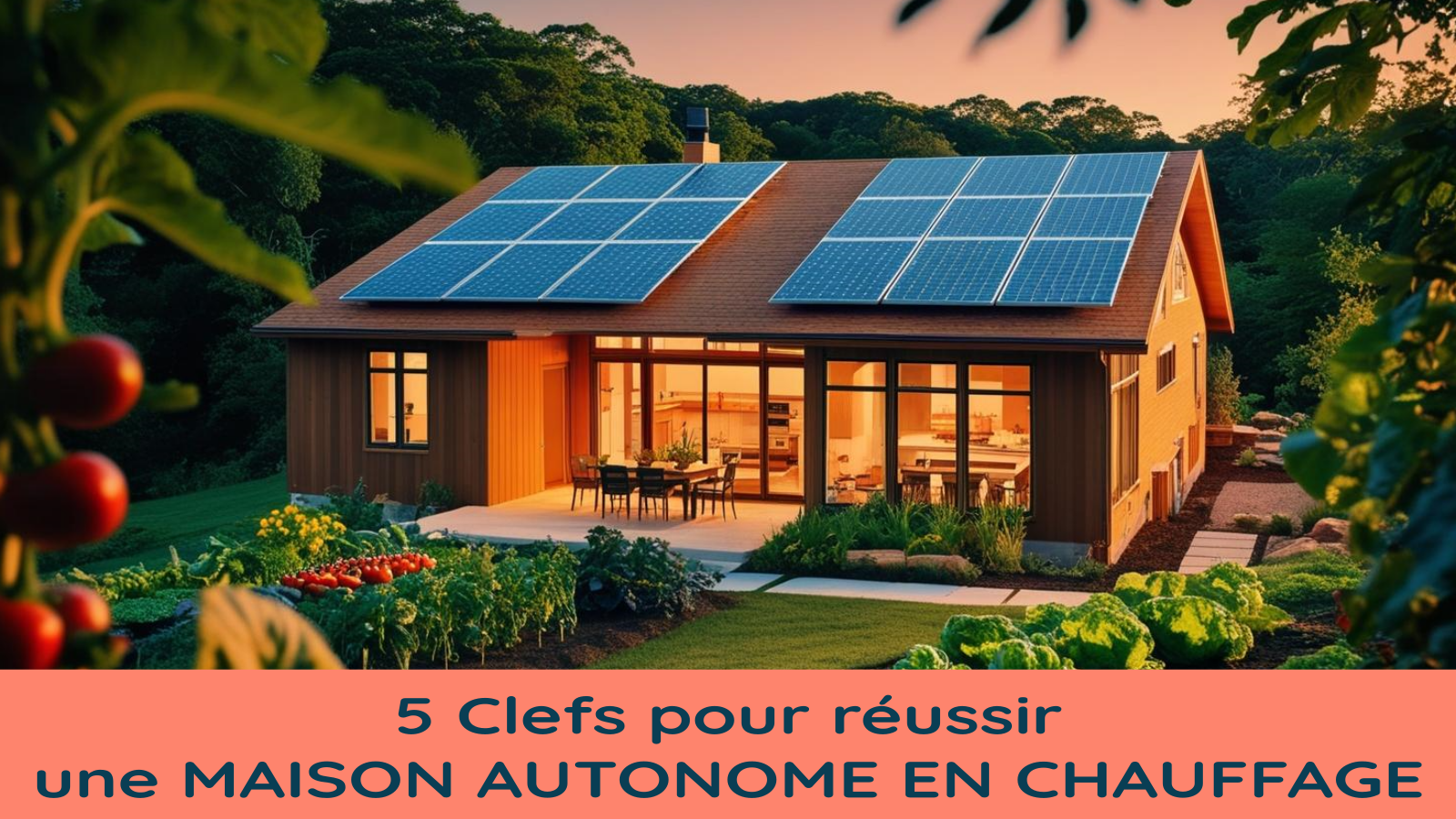 5 clefs pour CONCEVOIR une MAISON AUTONOME en Chauffage